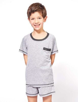 Imagen 1 del producto Pijama de Algodón Niño Kayser Gris