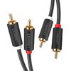 Cable De Audio M/M 2Rca/2Rca 3M Negro Ugreen Av104