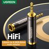Adaptador Gold Estereo Jack 6.3Mm H/M Plug 3.5Mm Ugreen Av168