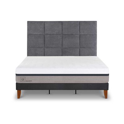 Cama Europea CIC S&uacute;per King Balance + Respaldo T&aacute;mesis