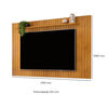 Panel TV Vekkahome Lume 65" Pulgadas Caf&eacute;