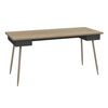 Escritorio TuHome Newport 150 Duna/Plomo