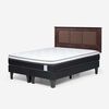Cama Europea Rosen Base Dividida King New Style 6 + Respaldo Rachel