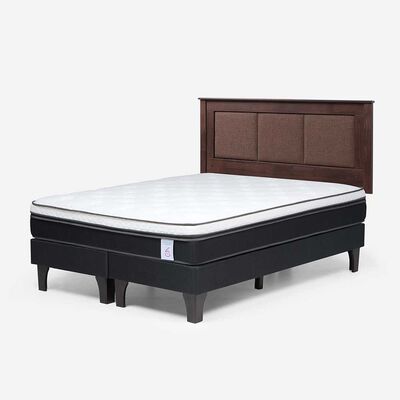 Imagen 2 del producto Cama Europea Rosen Base Dividida King New Style 6 + Respaldo Rachel