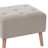 Pouf Latam Home Lyon Lino Blanco