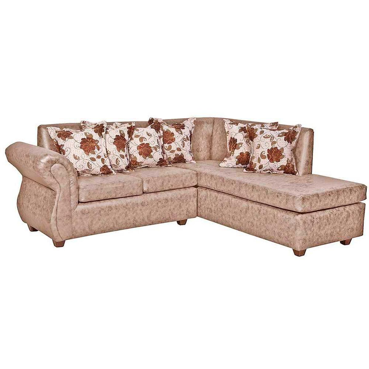 Seccional Black Factory Isabella 3 Cuerpos Beige