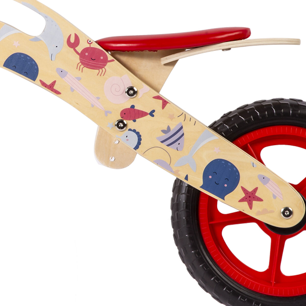 Bicicleta de Entrenamiento Roja Bebesit