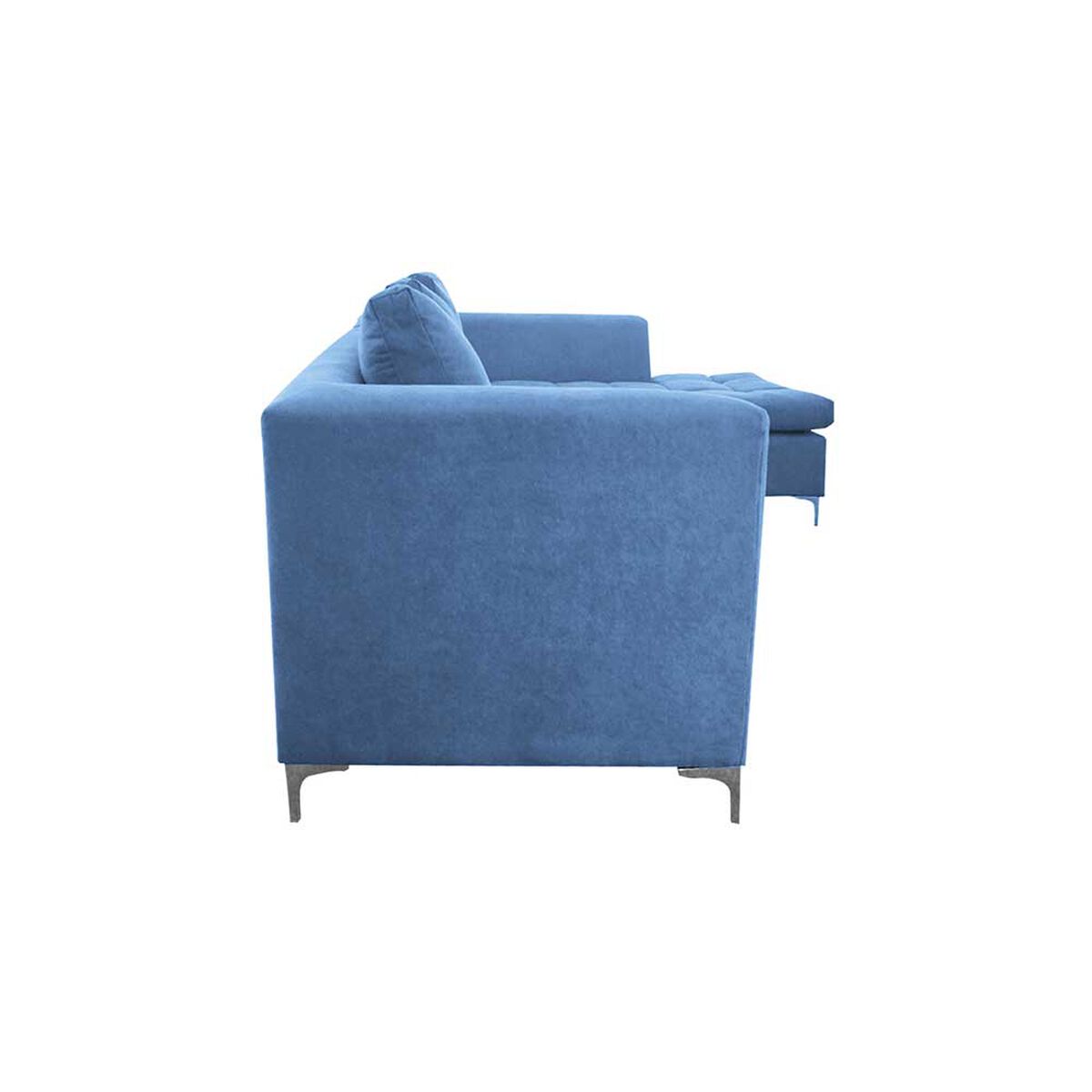 Sofá Seccional Derecho Deco Class Imperio 3 Cuerpos Azul