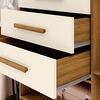 Closet Vekkahome Taurus 6 Puertas 3 Cajones Beige