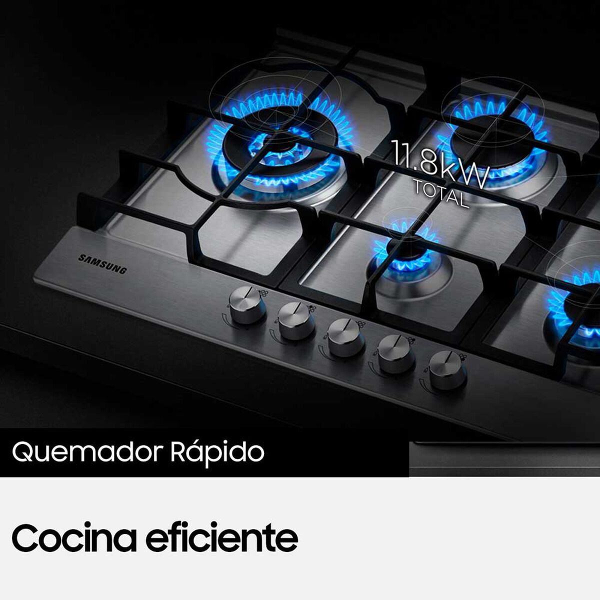 Encimera Samsung NA75D3030AS/ZS 5 Quemadores