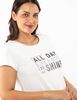 Polera Con Estampado Manga Corta Mujer Zibel