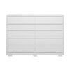 Cómoda Vekkahome Dueto 10 Cajones Blanco Cómoda Vekkahome Dueto 10 Cajones Blanco