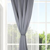 Set Cortinas Doral Black Out Victoria  220 x 140 cm Gris
