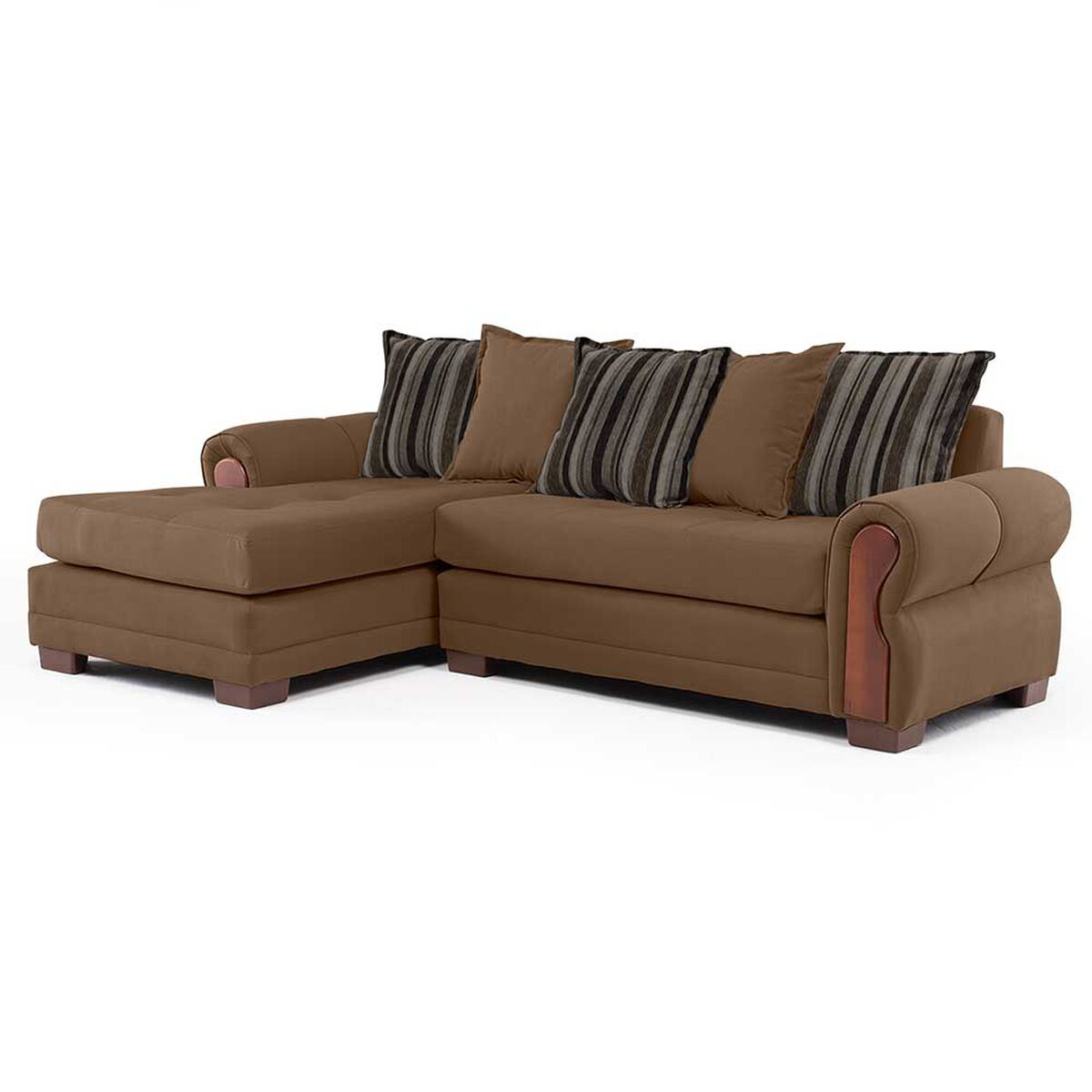 Sof&aacute; Seccional Living Factory Arizona 4 Cuerpos Beige