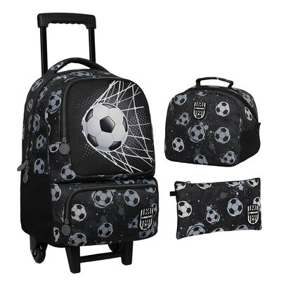 Pack Mochila con Ruedas, Estuche y Lonchera Head