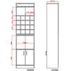 Mueble Bar + Biblioteca Escalera TuHome Beijing