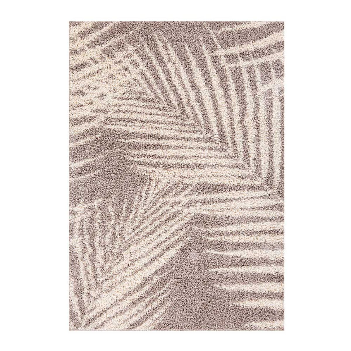 Alfombra Idetex Shaggy Guiza 150 x 200 cm Café