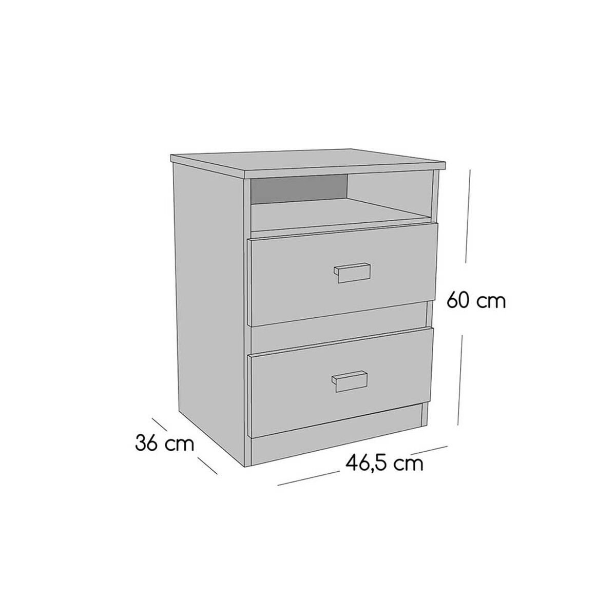 Cama Nido Celta 1,5 Plazas Bamboo + Respaldo + Velador Alicante