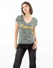 Polera Con Estampado Manga Corta Mujer Fiorruci