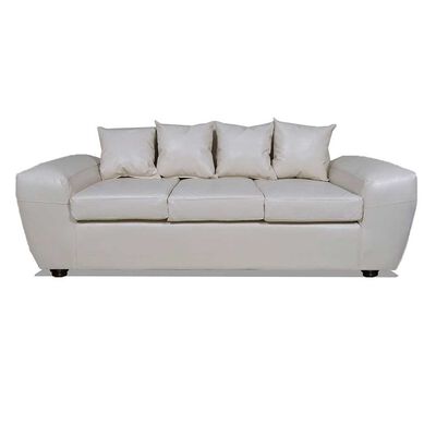 Imagen 1 del producto Sofá Elegant Detail Houston 3 Cuerpos Blanco
