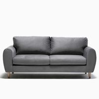 Sofá Kea Lanston 3 Cuerpos Gris