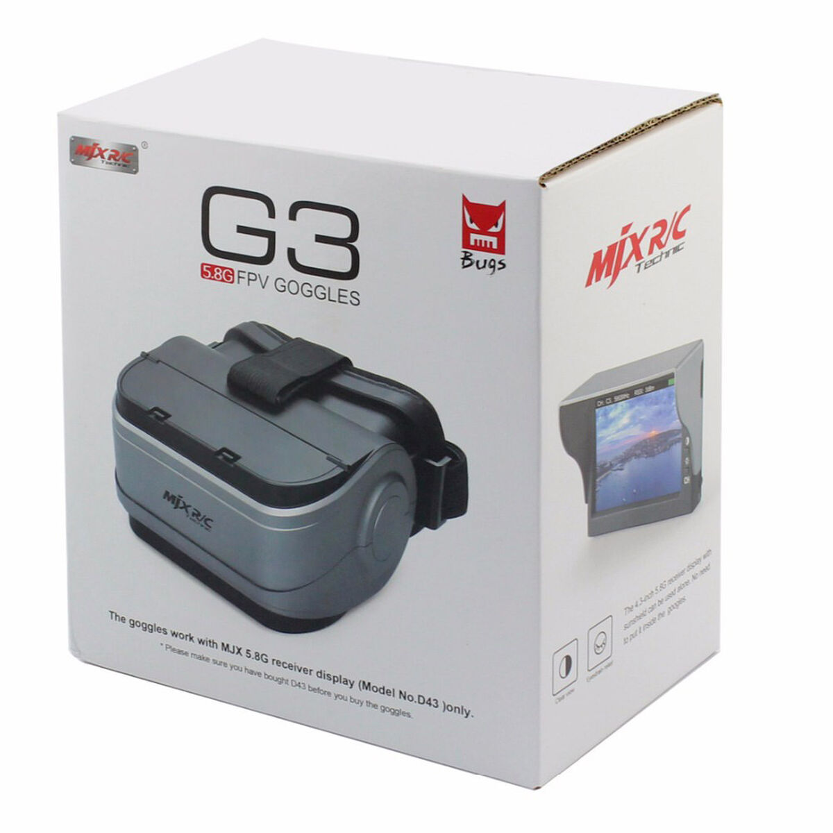Dron de Carrera + VR + Pantalla MJX