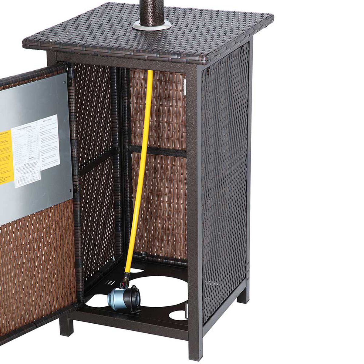 Estufa a Gas Exterior Terraza Klyma Setax Rattan