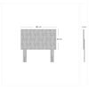 Cama Europea Celta 1,5 Plazas Black Soul + Respaldo Gijón Acolchado