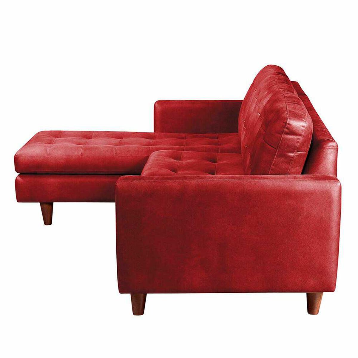 Sof&aacute; Cuero Latam Home N&aacute;poles Chaise Longue 2 Cuerpos Izquierdo