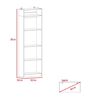 Estante 5 Repisas + Complemento TuHome Home Wengue