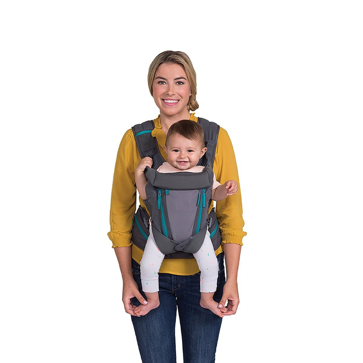 Porta Bebe Carry On Gris Infantino