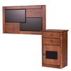 Set Maderas Flex Single Respaldo + Velador Colonia
