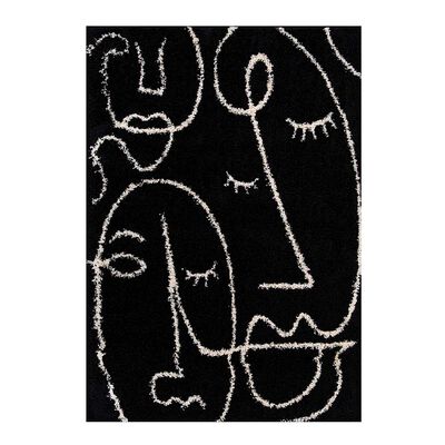 Imagen 1 del producto Alfombra Idetex Shaggy Monet 200 x 150 Negro