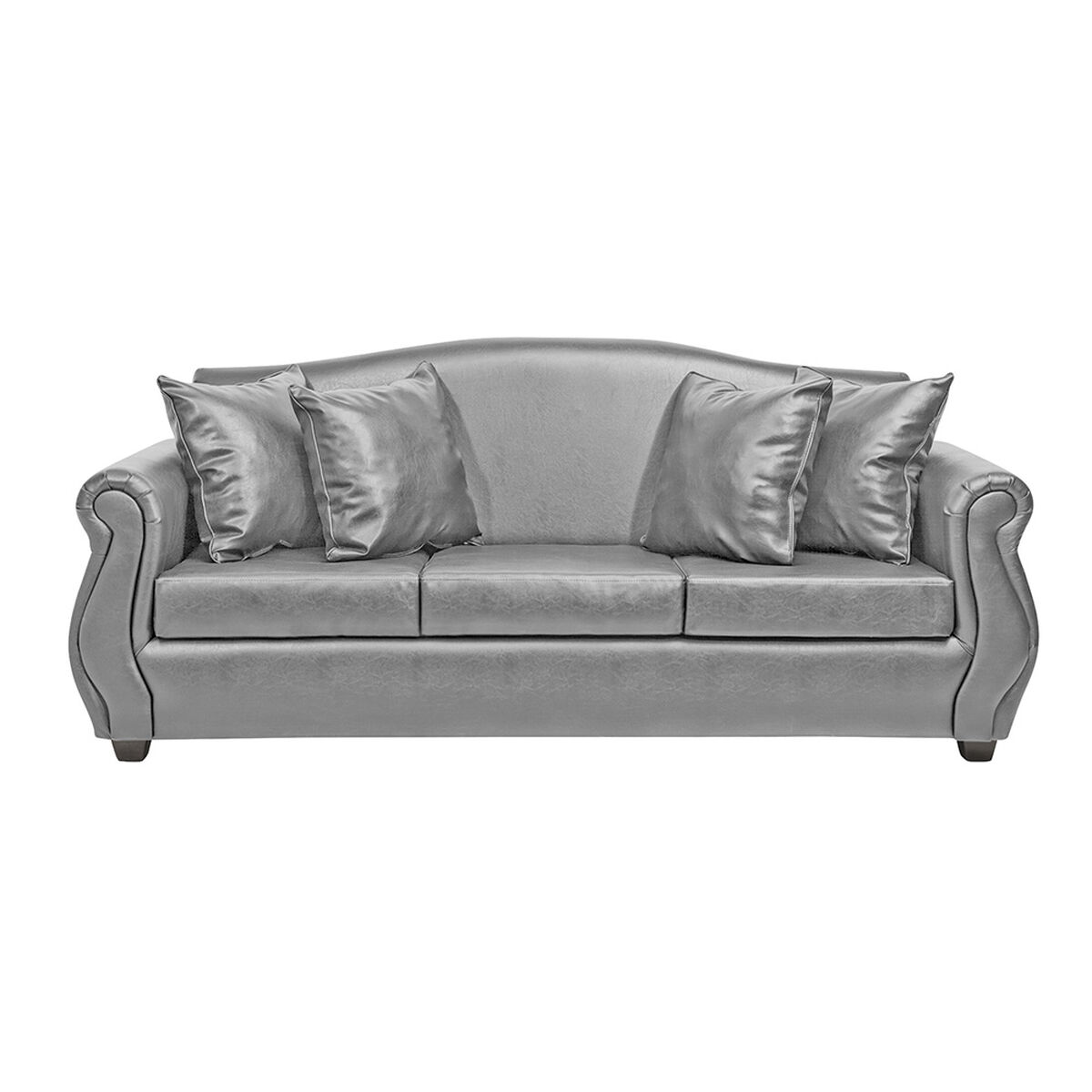 Sofá Innovamuebles Azucena 3 Cuerpos Gris 