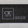 Cama Europea CIC 1,5 Plazas Ortopedic + Respaldo Sile