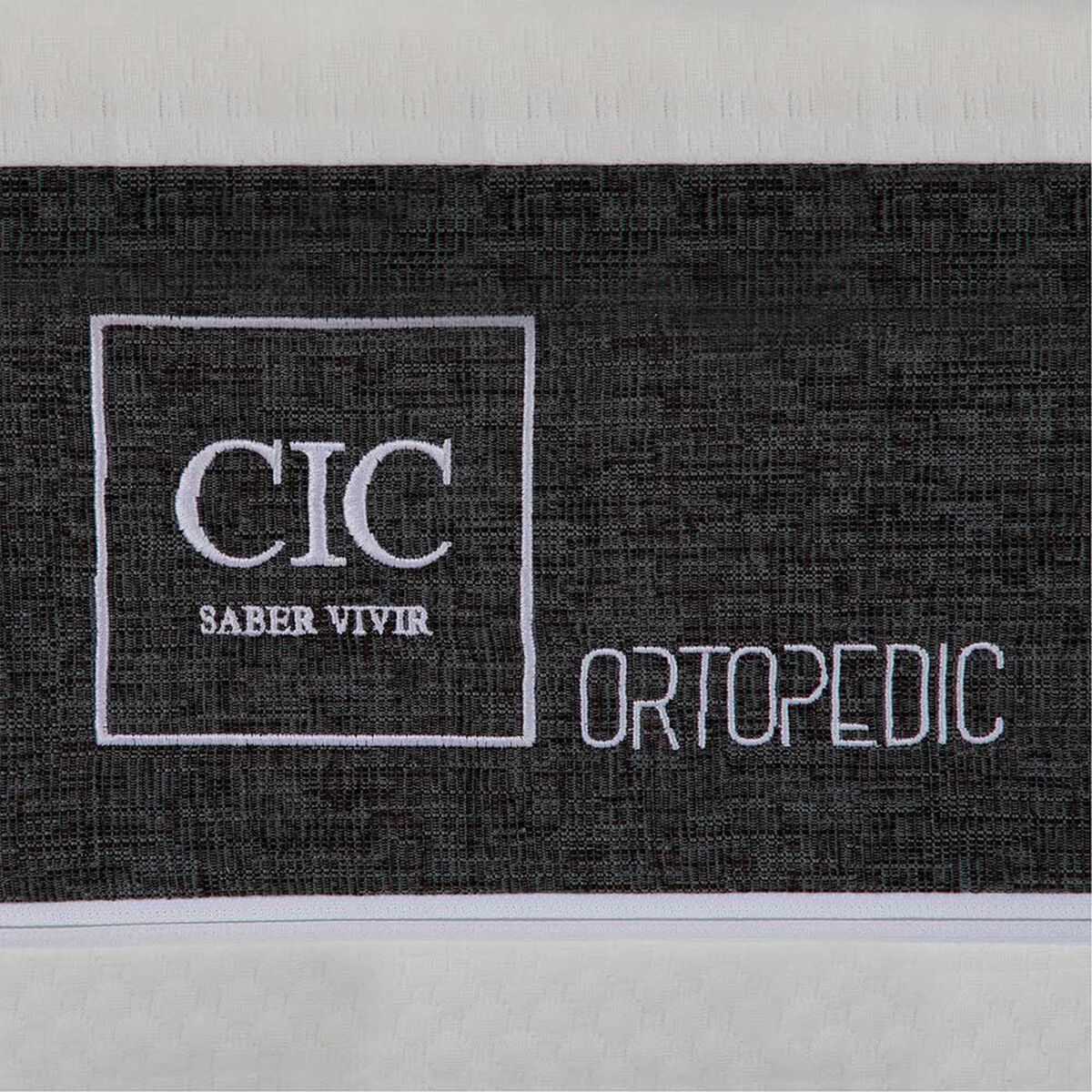 Cama Europea CIC 1,5 Plazas Ortopedic + Respaldo Sile
