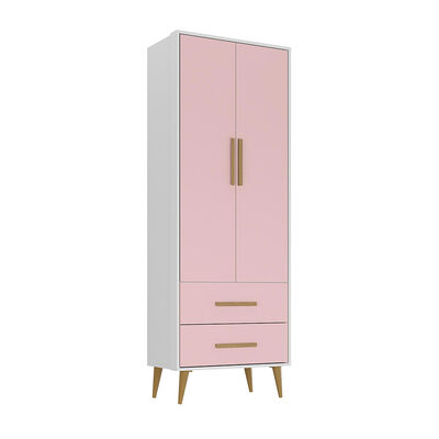 Closet Di Poretti Design Encanto 2 Cajones 2 Puertas Rosado Nude