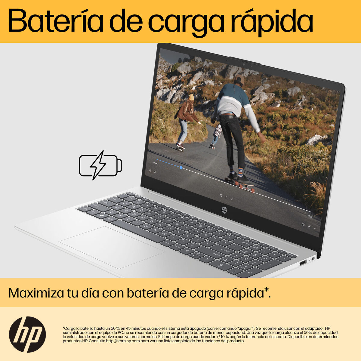 Notebook HP 15-fc0079la Ryzen 5 8GB 512GB 15,6 " Plateado