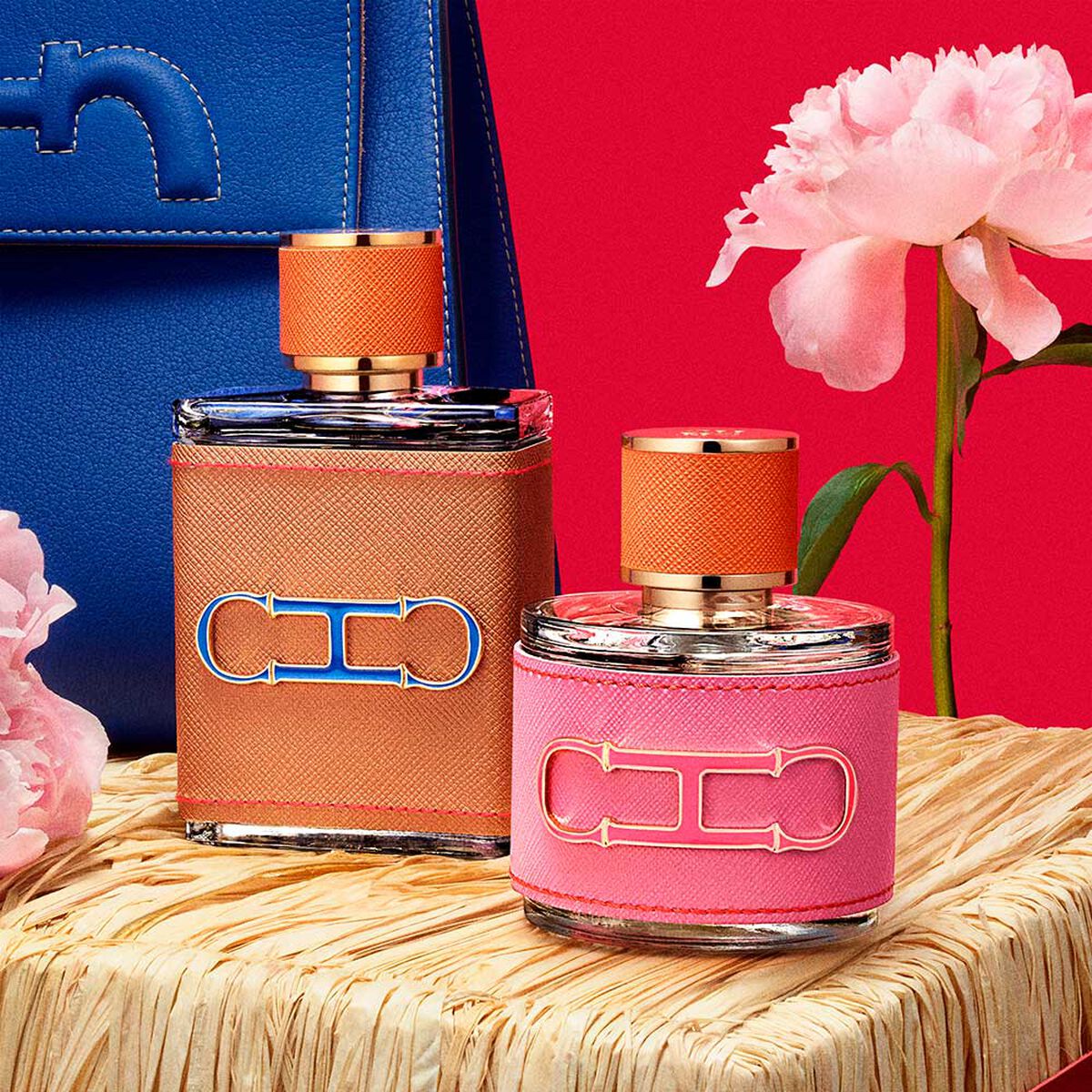 Set Perfume Carolina Herrera Hombre CH Insignia Leather Eau de Parfum 100 ml + Balsamo After Shave 100 ml + Eau de Parfum 10 ml