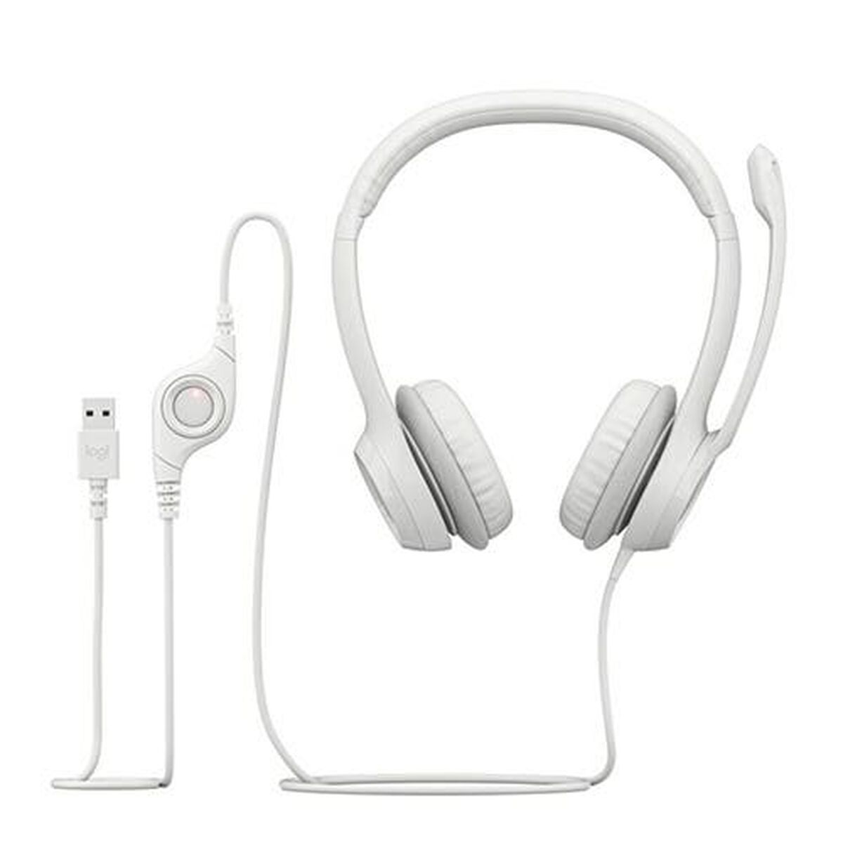 AUDIFONO USB H390 RUIDO OFF LOGITECH -WHITE
