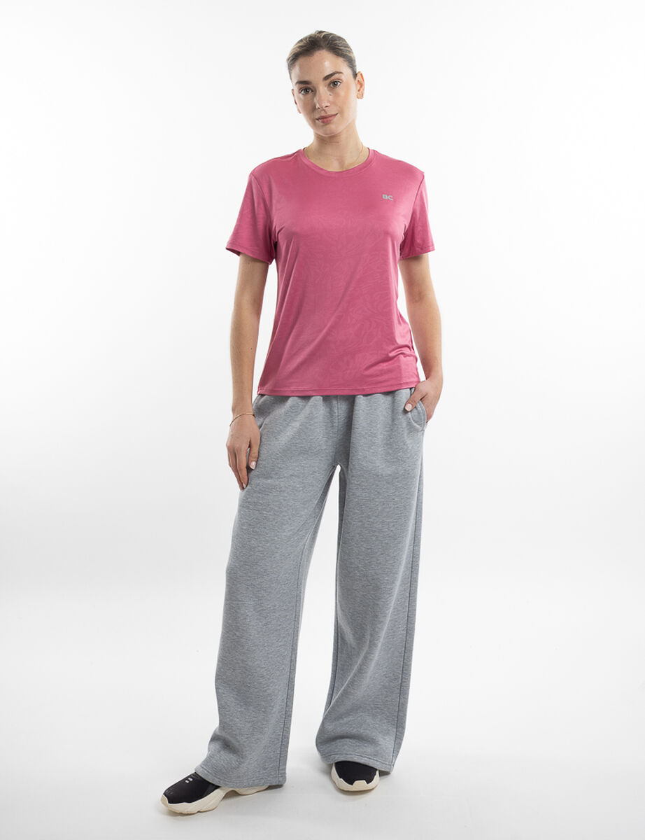 Polera Deportiva Manga Corta Mujer Black County
