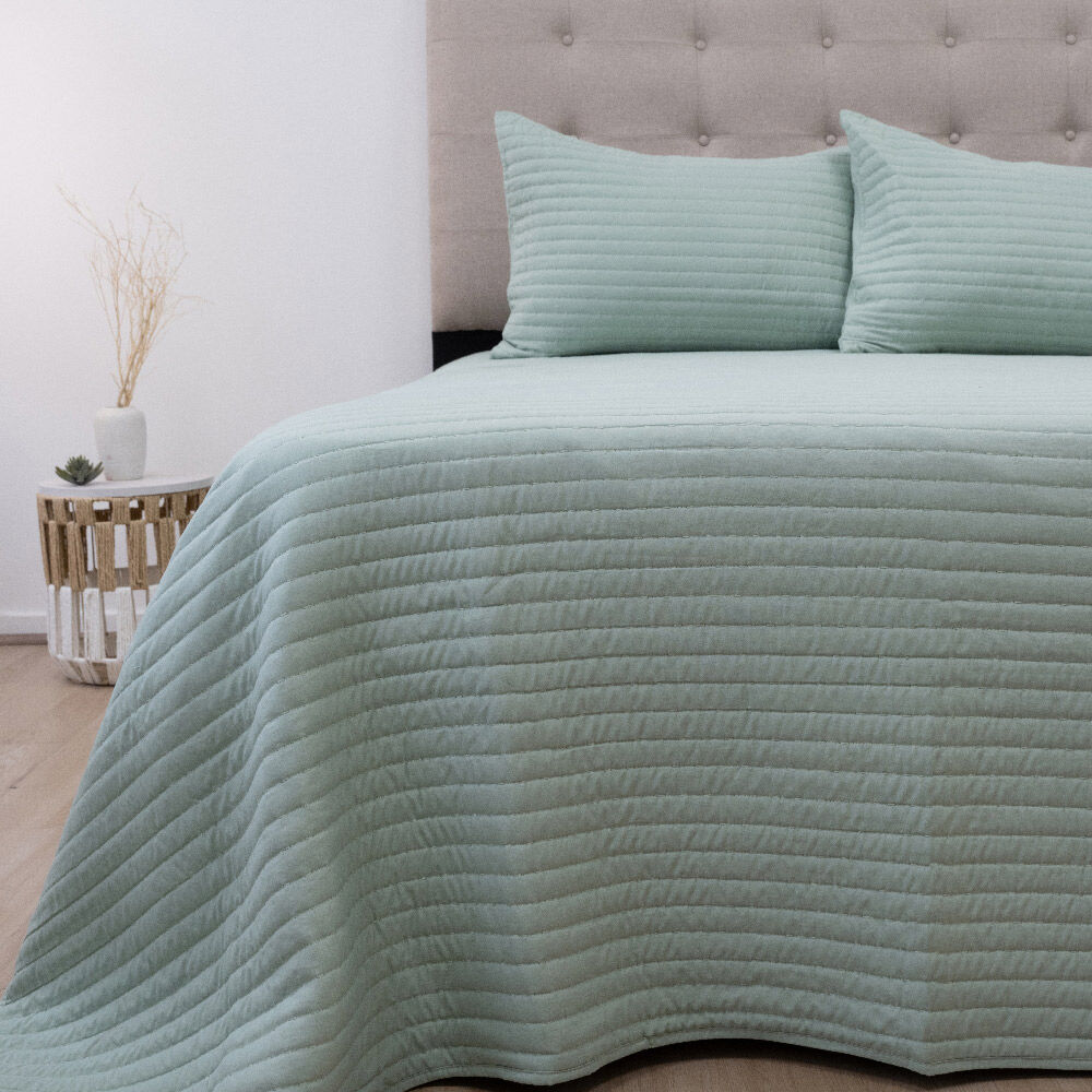 Quilt Doral 2,5 Plazas Lumi Marne Verde
