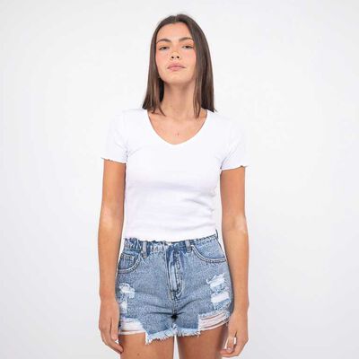 Polera Manga Corta Mujer Icono