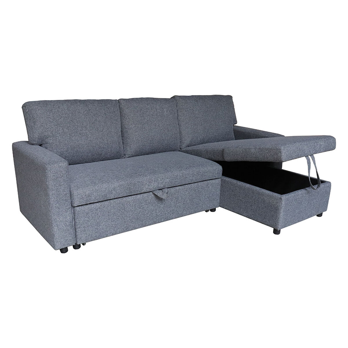 Sofá Seccional Casanova Samir Dark Grey