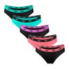 Pack 5 Calzón Bikini Mujer Top