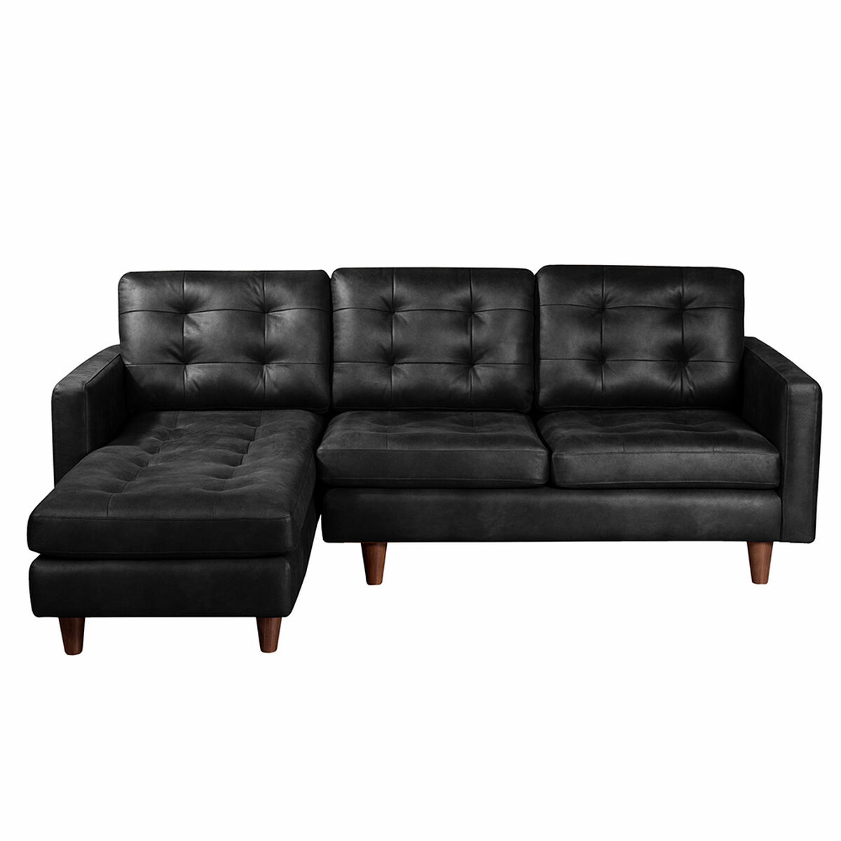 Sof&aacute; Cuero Latam Home N&aacute;poles Chaise Longue 2 Cuerpos Izquierdo