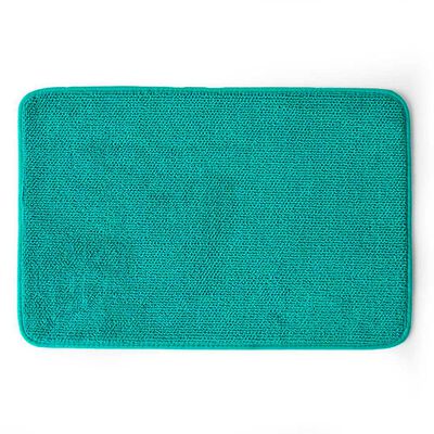 Piso de Baño American Family Chenille 60 x 40 cm. Turquesa