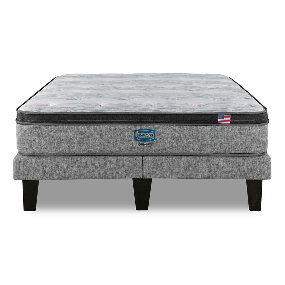 Cama Europea Simmons 2 Plazas Dreamer Plus 200 cm