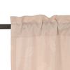 Set 11 Piezas Cortinas Mashini Kate Liso Beige 140 x 220 cm