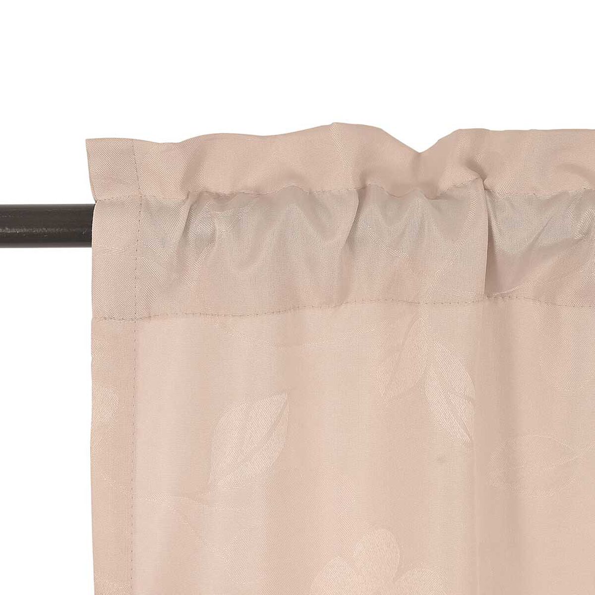 Set 11 Piezas Cortinas Mashini Kate Liso Beige 140 x 220 cm
